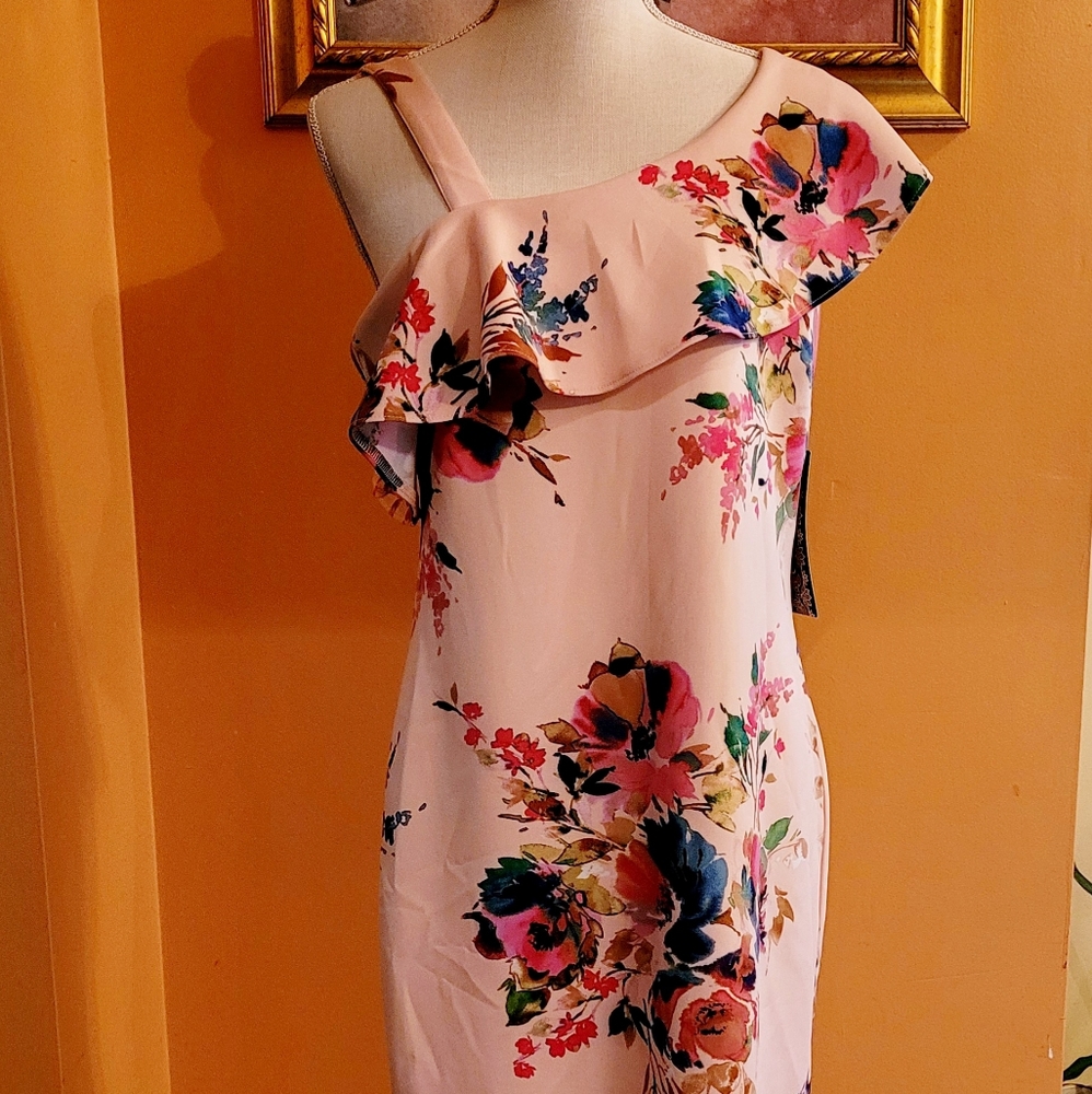 Floral  Body con dress